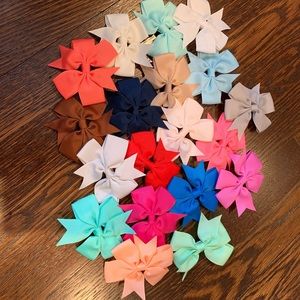Bundle of toddler girl bows